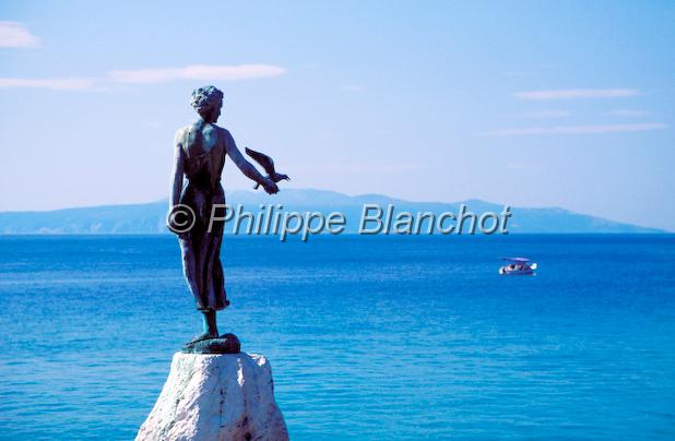 croatie 12.jpg - Statue "Salut à la mer"OpatijaCroatie
